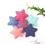 Estrelas Tecido Poá (2 unid)