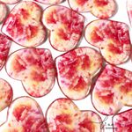Coração Acrílica Tie Dye (2Uni.)