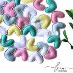 Mini Coração Glitter (10 unid)