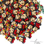 Minnie Vestido Vermelho Emborrachado