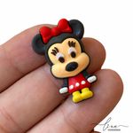 Minnie Vestido Vermelho Emborrachado
