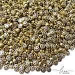 Contas Smile Dourado (4MM) 