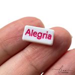 Contas Retangular Palavras Português 