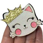  Gatinha Dourada Flocada (2 unid) 