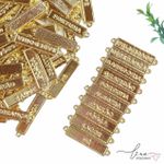 Palavras em Metal Dourado