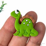 Dinossauro Verde Emborrachado(4Uni.)