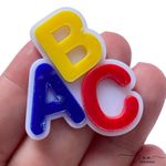 Mini ABC Acrílico Triplo (2Uni.)