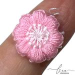 Mini Flor Bordada (10Uni.) 