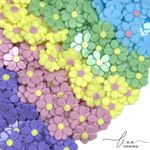  Florzinha Dupla Candy 2CM (5Uni) 
