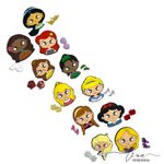Micro Elementos Princesas (22 Uni.) 
