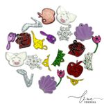 Pingentes Elementos Princesas (22 Uni.)