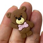 Mini Urso Laço Emb. (4Uni.) 