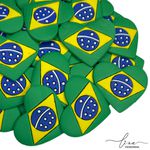 Coração Brasil Emborrachado (2Uni.)