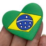 Coração Brasil Emborrachado (2Uni.)