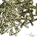 Terço Metal Ouro Velho 