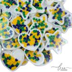 Coração/Estrela Acrílico Brasil (2Uni.) 