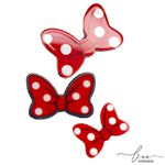 Laço Minnie Resina (4Uni.)