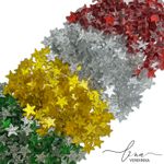 Micro Estrelas Acrílicos Glitter (10Uni.) 