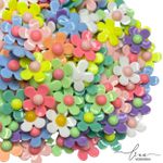  Florzinha Plástica com Furo (6Uni.)