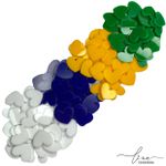 Kit Coração Acrílico Brasil 2CM (8Uni.)