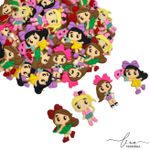 Bonecas Laços Emborrachada (4Uni.) 