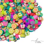 Pingentes Frutas De Fimo (10Uni.)