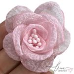 Flor Organza Brilho (2Uni) 