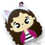 Gabby Rostinho Acrílico (7CM) (2Uni.) 