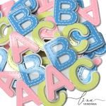 ABC Triplo Pespontado Acrílico (8CM) (2Uni.)