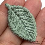 Folha Tricô Verde (10Uni.)