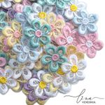 Flor Bordada Candy (6Uni.) 