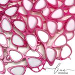 Óculos Barbie Acrílico 4CM (2Uni.) 