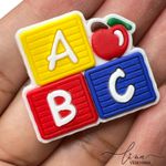 Cubo Abc Maçã Emborrachado (2Uni.) 