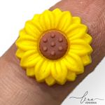 Mini Girasol Emborrachada (4Uni.) 