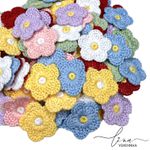 Mini Florzinha Tricô ( 7Uni.) 