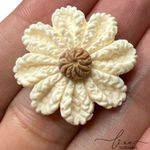 Flor Trançada Resina (2Uni.) 