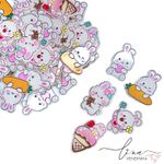 Mix Coelhos Resina (5Uni.) 