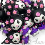 Pingente Chaveiro Hello e Kuromi Embor. (2Uni.) 