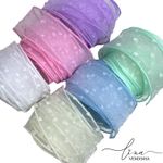 Fita Yama Organza Poá (38MM) 