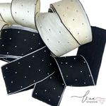 Fita Yama Organza Strass (38MM)