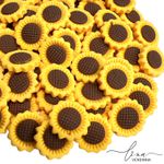 Mini Girasol Resina (4Uni.) 