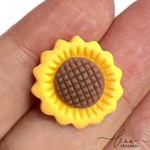 Mini Girasol Resina (4Uni.) 