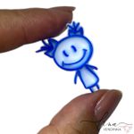 Aplique Desenho Acrílico 3CM (2Uni.)