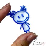 Aplique Desenho Acrílico 4CM (2Uni.) 