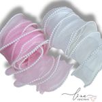 Fita Organza Pérola (38MM)
