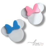 Silhueta Minnie Branca 3CM (2Uni.) 