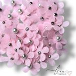 Micro Flor Organza 1CM (10Uni.)