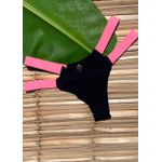 Biquíni Tunísia Aurora Preto e Rosa