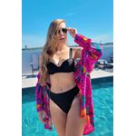 Camisa Feminina Oversized Saída Floral