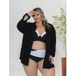 Camisa Feminina Oversized Preta